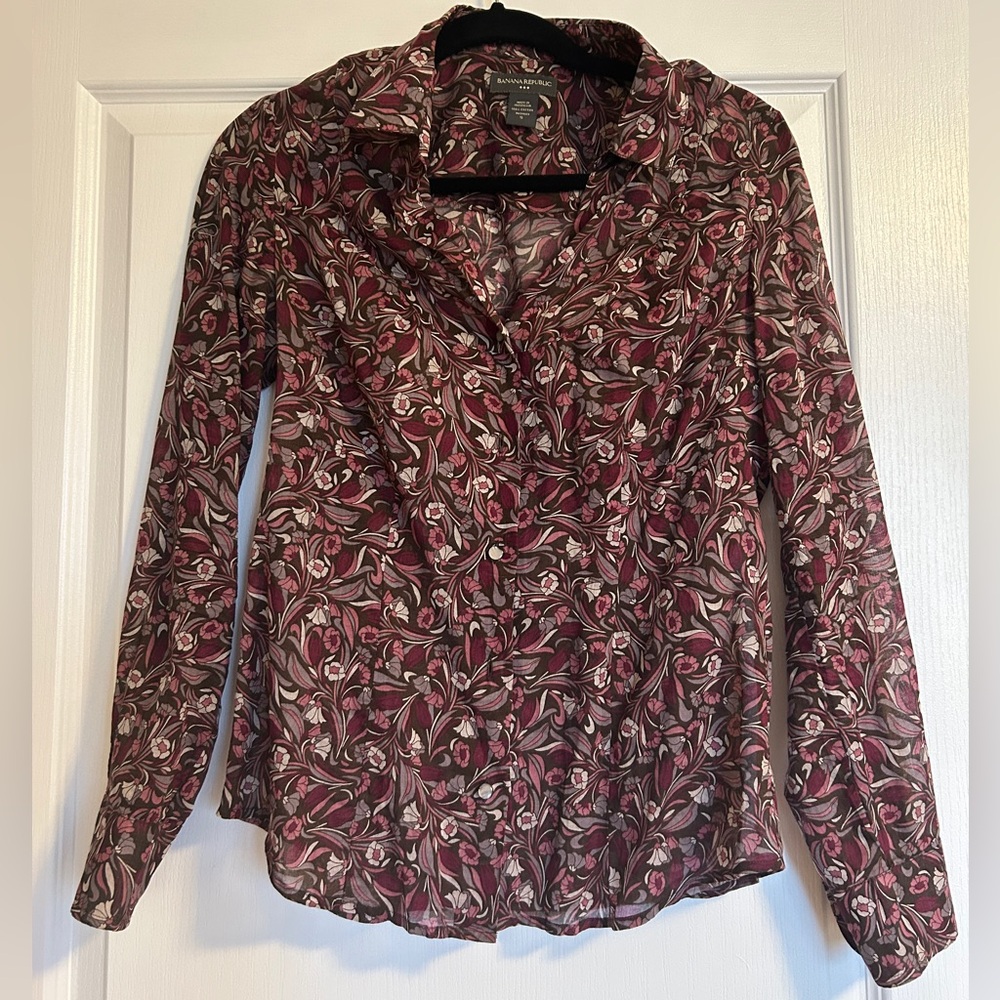 Banana Republic 100% cotton button down